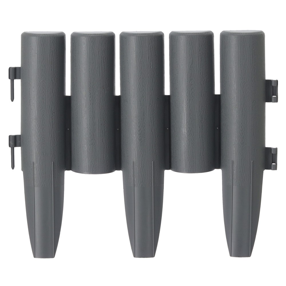 KONDELA Hansi obruba trávnika / záhradný plôtik (8 ks) sivá KONDELA Hansi obruba trávnika / záhradný plôtik (8 ks) sivá