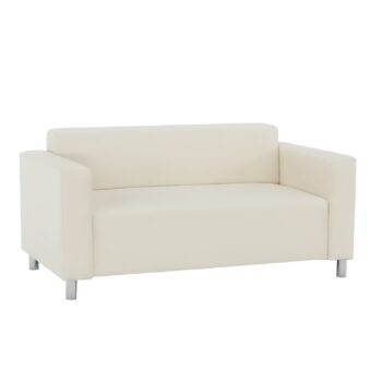 KONDELA Homker dvojsedačka béžová