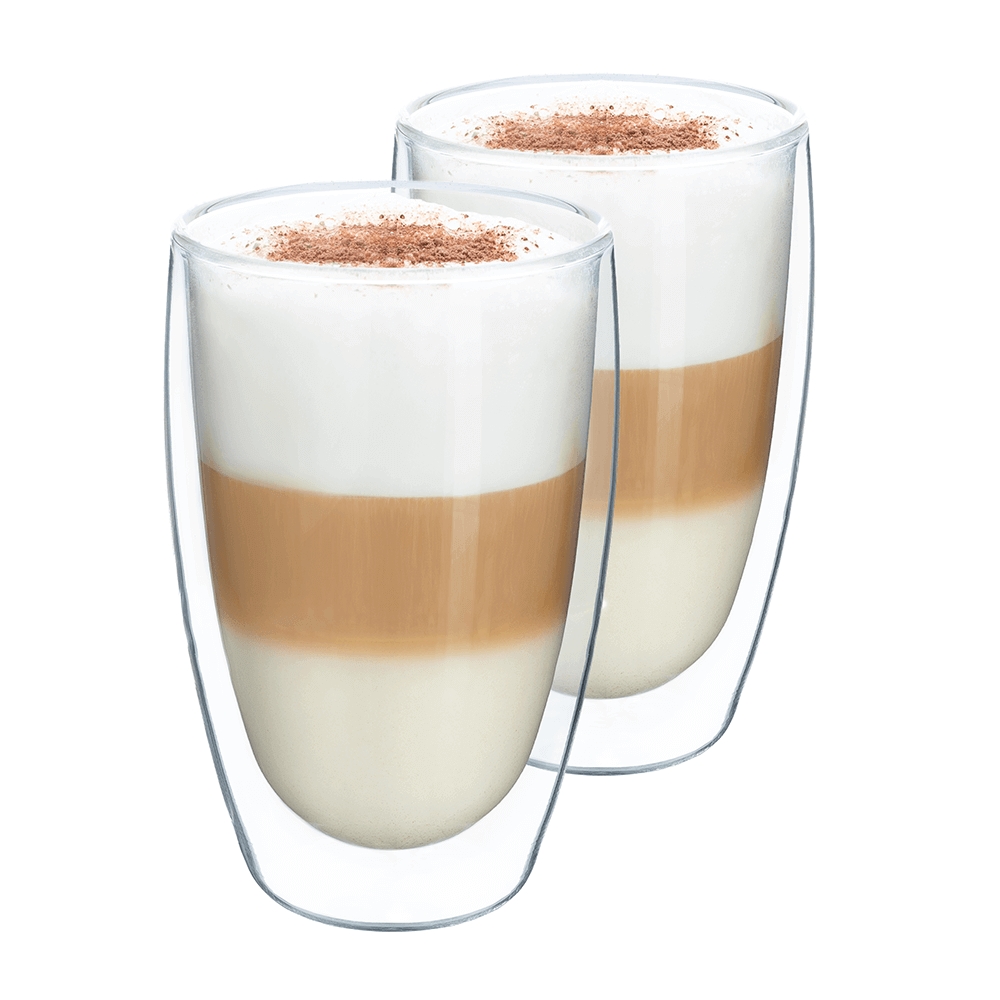 KONDELA Hotcool Typ 2 termo pohár na latte (2 ks) 450 ml priehľadná KONDELA Hotcool Typ 2 termo pohár na latte (2 ks) 450 ml priehľadná