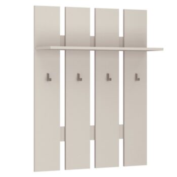 KONDELA Karos 80 vešiakový panel 80 kašmír / dub evoke