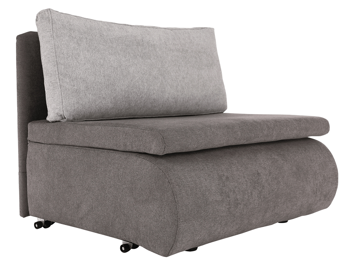 KONDELA Kenet New rozkladacie kreslo s úložným priestorom sivohnedá (taupe) / svetlosivá KONDELA Kenet New rozkladacie kreslo s úložným priestorom sivohnedá (taupe) / svetlosivá