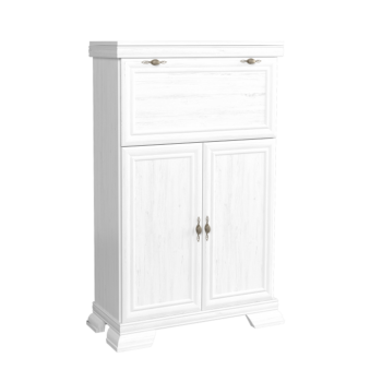 KONDELA Kora KK5 rustikálna barová skrinka sosna Andersen