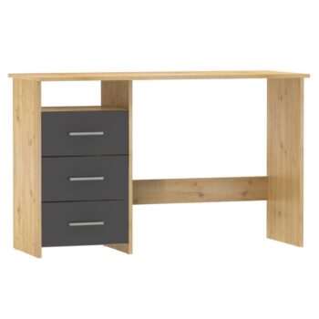 KONDELA Laristote New L/P univerzálny pc stolík dub artisan / grafit