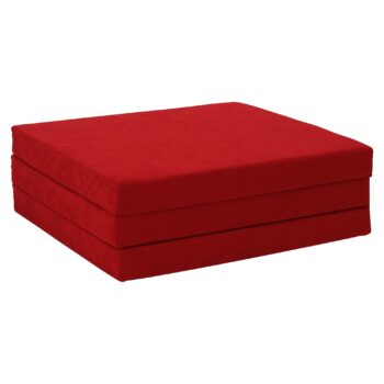 KONDELA Levi 65 skladací matrac červená