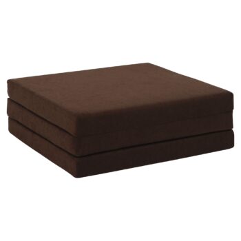 KONDELA Levi 65 skladací matrac hnedá