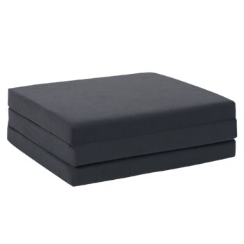 KONDELA Levi 65 skladací matrac sivá