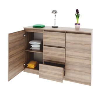 KONDELA Logan New 03 komoda dub sonoma