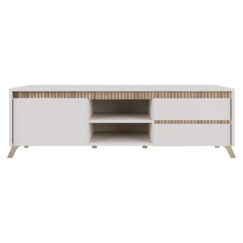 KONDELA Longy RTV1K2So tv stolík kašmír / dub sonoma