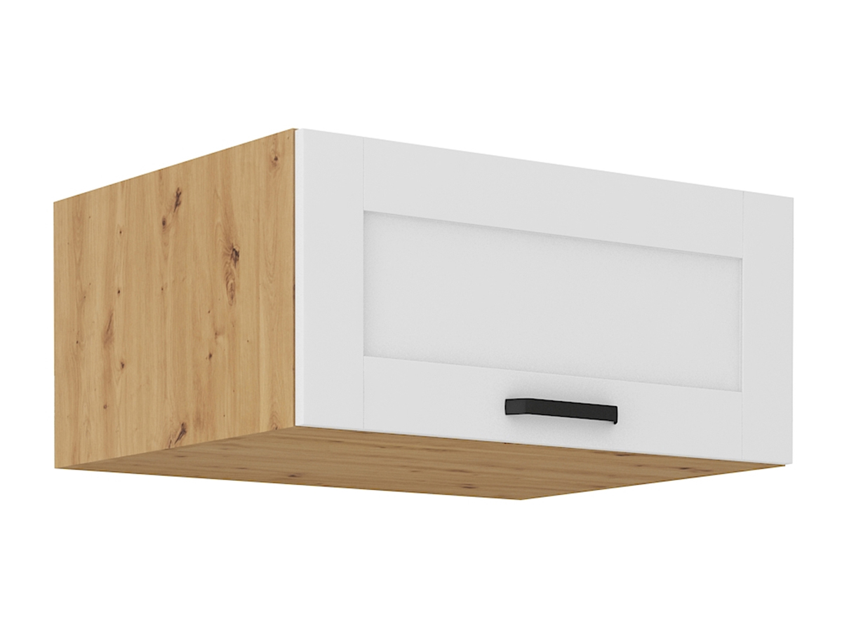 KONDELA Lula 80 NAGU-36 1F horná kuchynská skrinka biela / dub artisan KONDELA Lula 80 NAGU-36 1F horná kuchynská skrinka biela / dub artisan