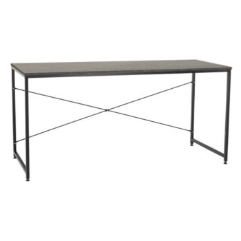 KONDELA Mellora 150 písací stôl betón / čierna