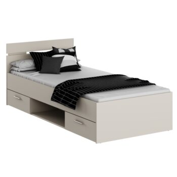 KONDELA Michigan New 90 posteľový rám s úložným priestorom kašmír