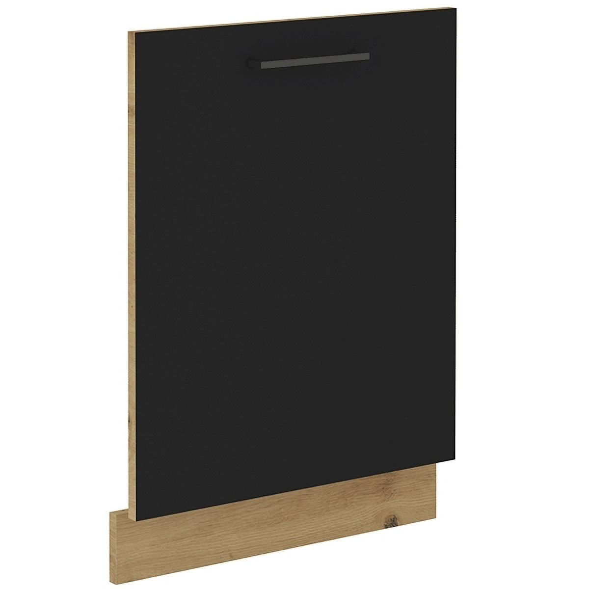 KONDELA Monro ZM dvierka na umývačku 71,3x59,6 cm čierna / dub artisan KONDELA Monro ZM dvierka na umývačku 71,3x59,6 cm čierna / dub artisan