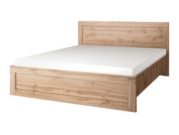 KONDELA Moratiz 160 posteľový rám dub wotan