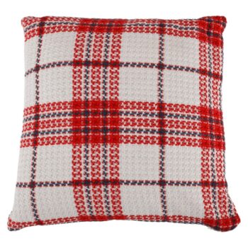 KONDELA Natale Typ 1 vankúš 45x45 cm biela / červená