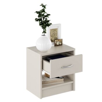 KONDELA Nea 2 New nočný stolík kašmír