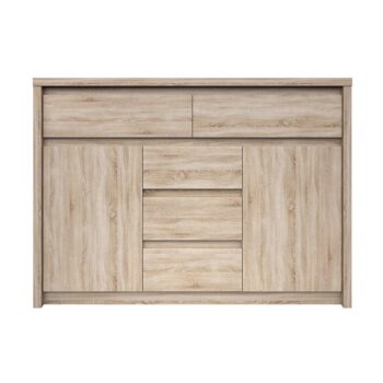 KONDELA Norty Typ 10 dvojdverová komoda dub sonoma