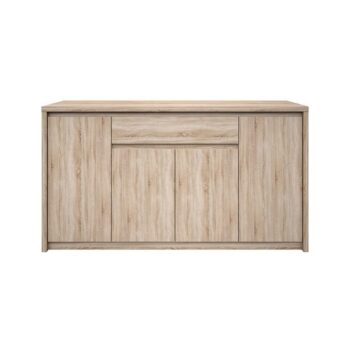 KONDELA Norty Typ 11 štvordverová komoda dub sonoma
