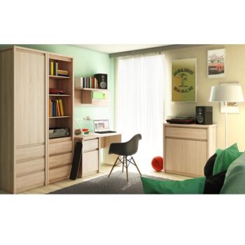 KONDELA Norty kancelária dub sonoma