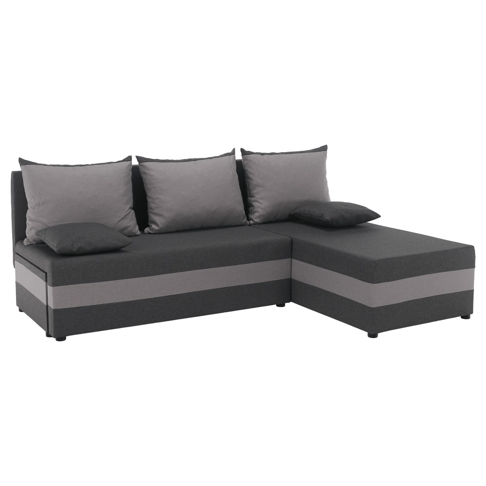 KONDELA Pagi Roh Uni L/P rohová sedačka s rozkladom sivá / svetlosivá KONDELA Pagi Roh Uni L/P rohová sedačka s rozkladom sivá / svetlosivá