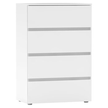 KONDELA Parmad zásuvková komoda biela