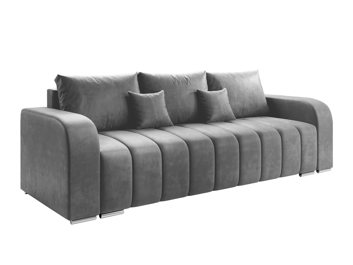 KONDELA Porima rozkladacia pohovka s úložným priestorom sivá KONDELA Porima rozkladacia pohovka s úložným priestorom sivá