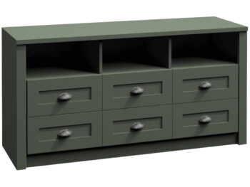 KONDELA Provance K6S komoda zelená