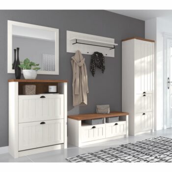 KONDELA Provance predsieň sosna andersen / dub lefkas