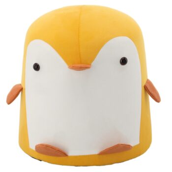 KONDELA Raino taburet žltá / biela