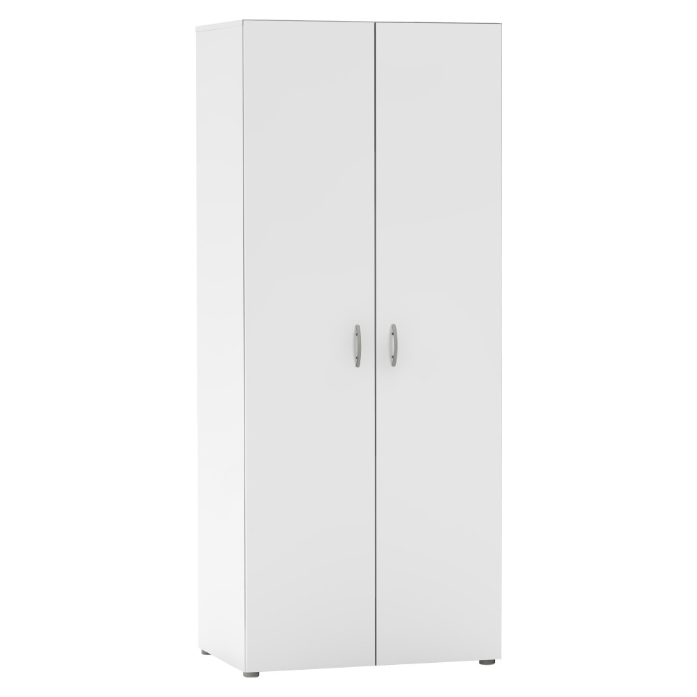 KONDELA Ramsa 2 dvojdverová šatníková skriňa biela KONDELA Ramsa 2 dvojdverová šatníková skriňa biela