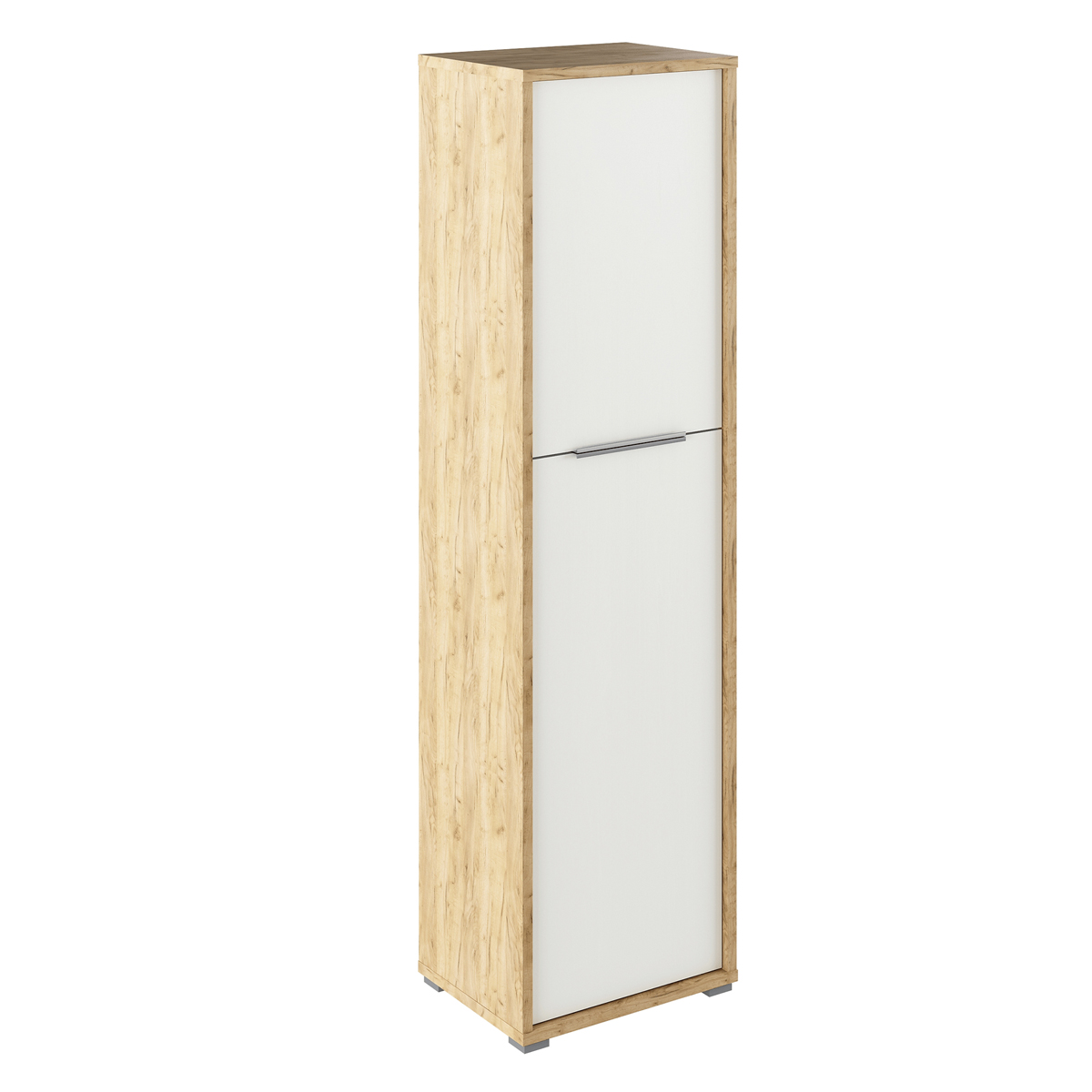 KONDELA Rioma Typ 8 policová skriňa dub artisan / biela KONDELA Rioma Typ 8 policová skriňa dub artisan / biela