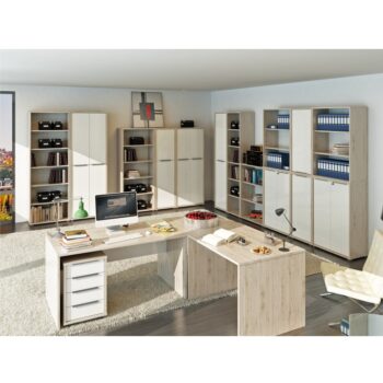 KONDELA Rioma kancelária san remo / biela