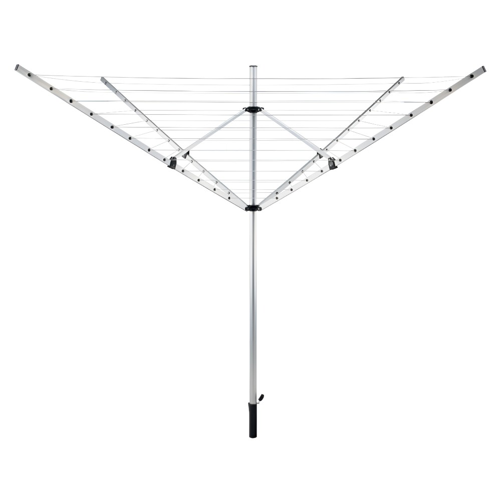 KONDELA Rotary New Typ 1 záhradný sušiak na bielizeň strieborná / čierna KONDELA Rotary New Typ 1 záhradný sušiak na bielizeň strieborná / čierna