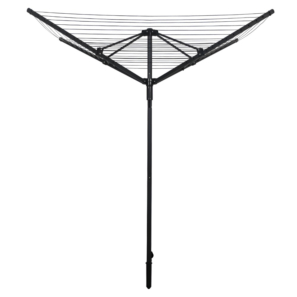 KONDELA Rotary New Typ 3 záhradný sušiak na bielizeň čierna KONDELA Rotary New Typ 3 záhradný sušiak na bielizeň čierna