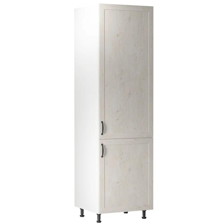 KONDELA Royal D60R P potravinová skriňa biela / sosna nordická KONDELA Royal D60R P potravinová skriňa biela / sosna nordická