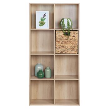 KONDELA Sande regál dub prírodný