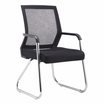 KONDELA Saris New konferenčná stolička čierna / chróm