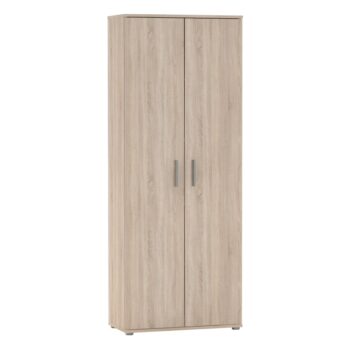 KONDELA Servo Typ 5 dvojdverová šatníková skriňa dub sonoma