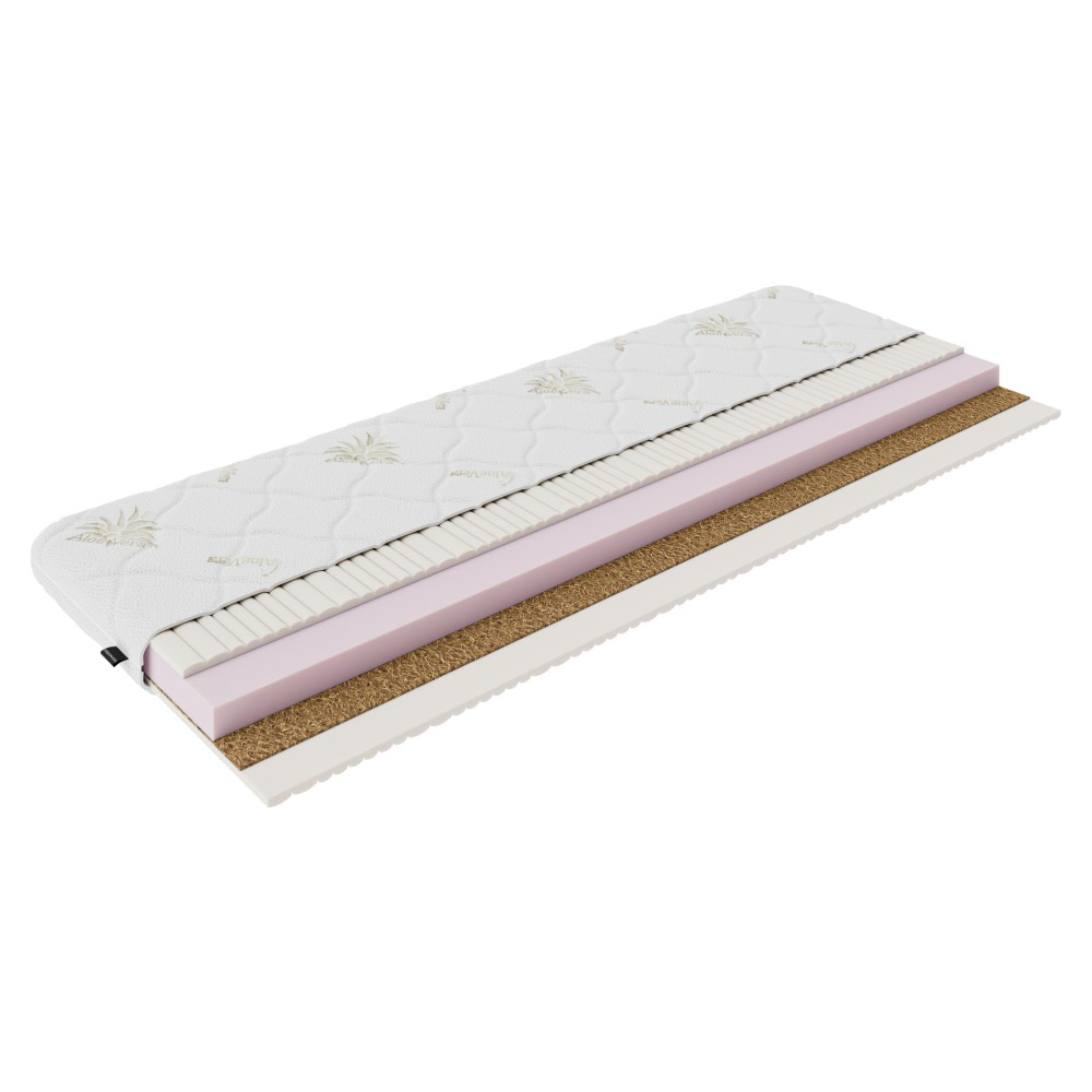 KONDELA Silverhard New penový matrac 90x200 cm biela KONDELA Silverhard New penový matrac 90x200 cm biela