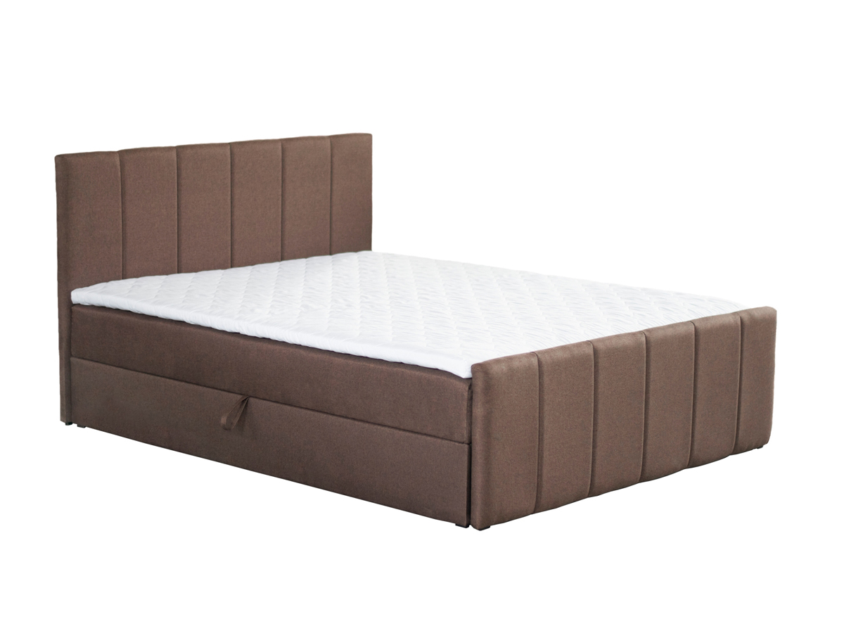 KONDELA Star 180 boxspringová manželská posteľ hnedá KONDELA Star 180 boxspringová manželská posteľ hnedá