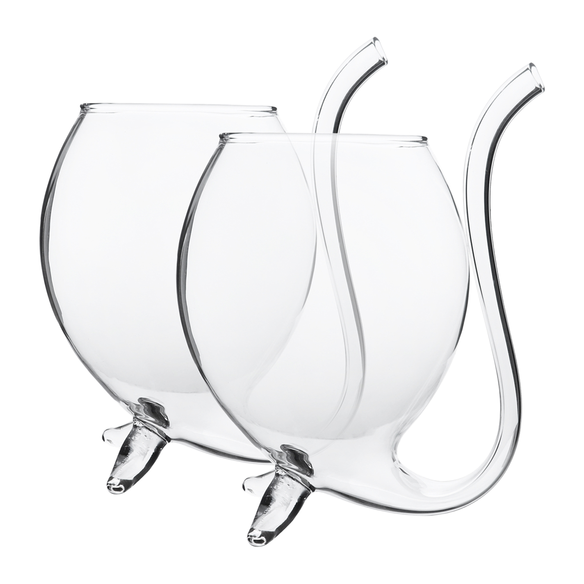 KONDELA Teary pohár na víno so zabudovanou slamkou (2 ks) 300 ml priehľadná KONDELA Teary pohár na víno so zabudovanou slamkou (2 ks) 300 ml priehľadná