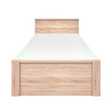 KONDELA Topty Typ 43 120 posteľový rám dub sonoma