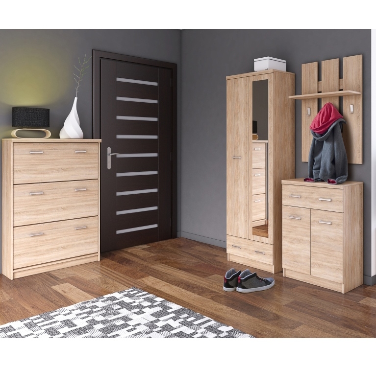 KONDELA Topty predsieň dub sonoma KONDELA Topty predsieň dub sonoma