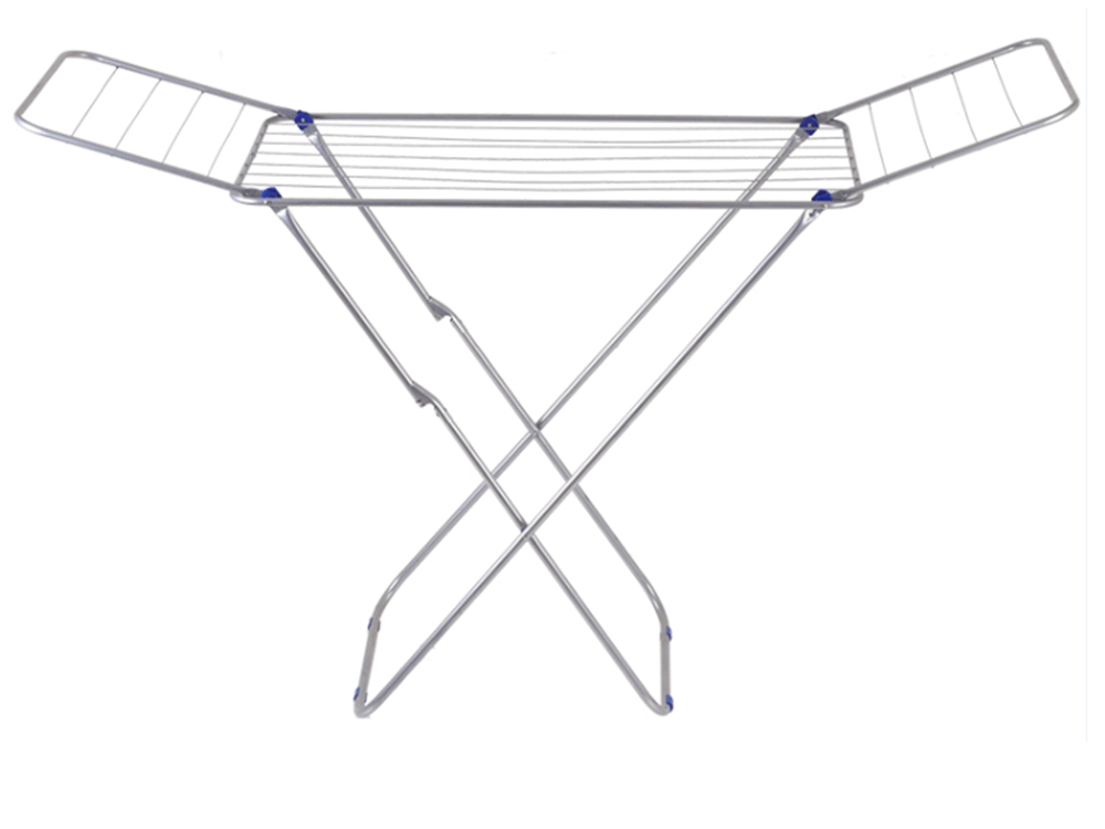 KONDELA Varden sušiak na prádlo strieborná / modrá KONDELA Varden sušiak na prádlo strieborná / modrá