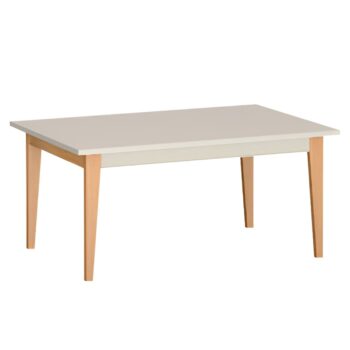 KONDELA Vendy W-12 konferenčný stolík kašmír karémová / dub