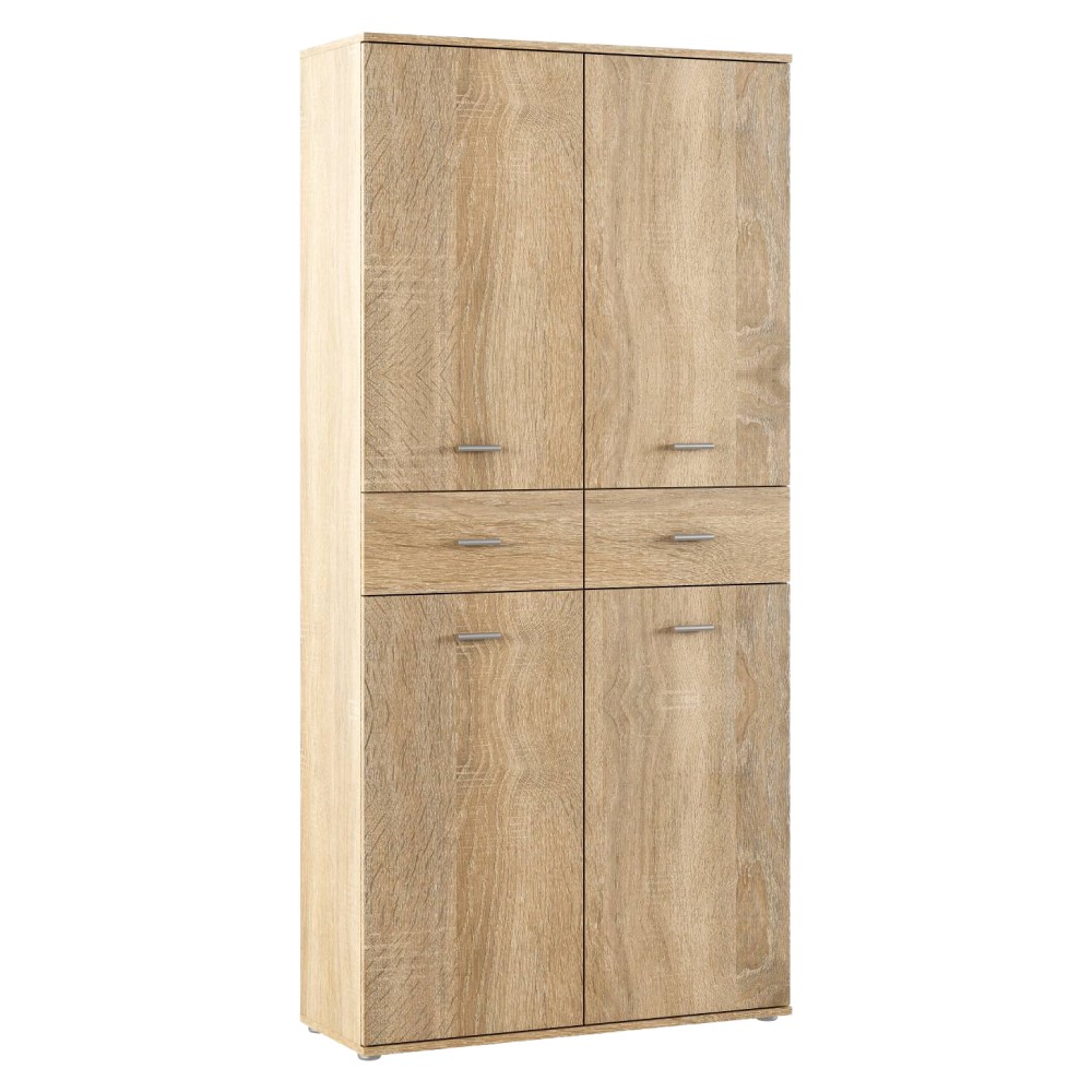 KONDELA Vilot botníková skriňa / regál dub sonoma KONDELA Vilot botníková skriňa / regál dub sonoma