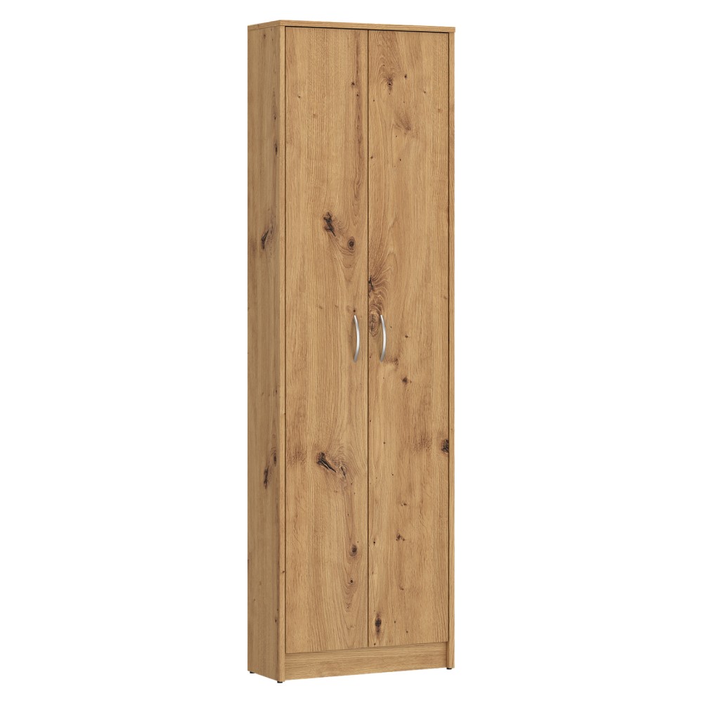 KONDELA Vira Mecki New dvojdverová policová skriňa dub artisan KONDELA Vira Mecki New dvojdverová policová skriňa dub artisan