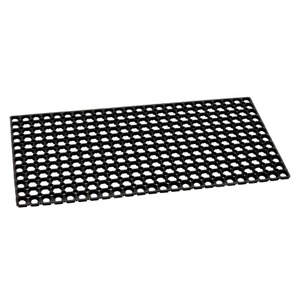 KONDELA Zafina rohožka čierna KONDELA Zafina rohožka čierna