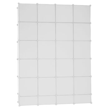 KONDELA Zafod multifunkčná modulárna skriňa biela