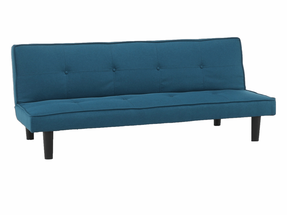 KONDELA Zelda New rozkladacia pohovka tyrkysová / čierna KONDELA Zelda New rozkladacia pohovka tyrkysová / čierna