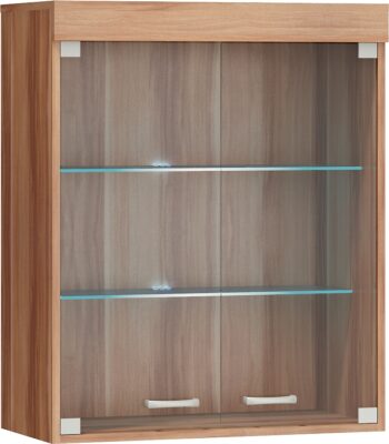 MEBLOCROSS Max MAX-06 vitrína na stenu slivka